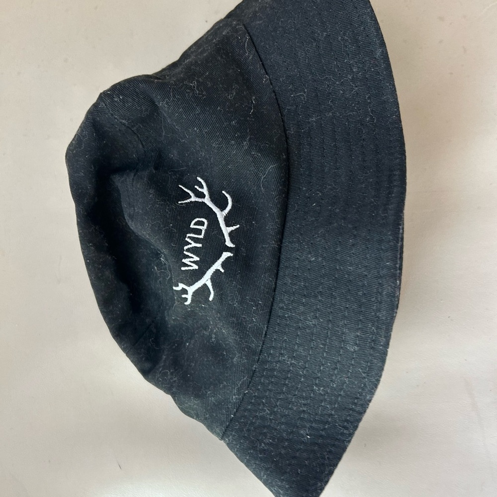 Black Bucket Hat with Wyld Logo